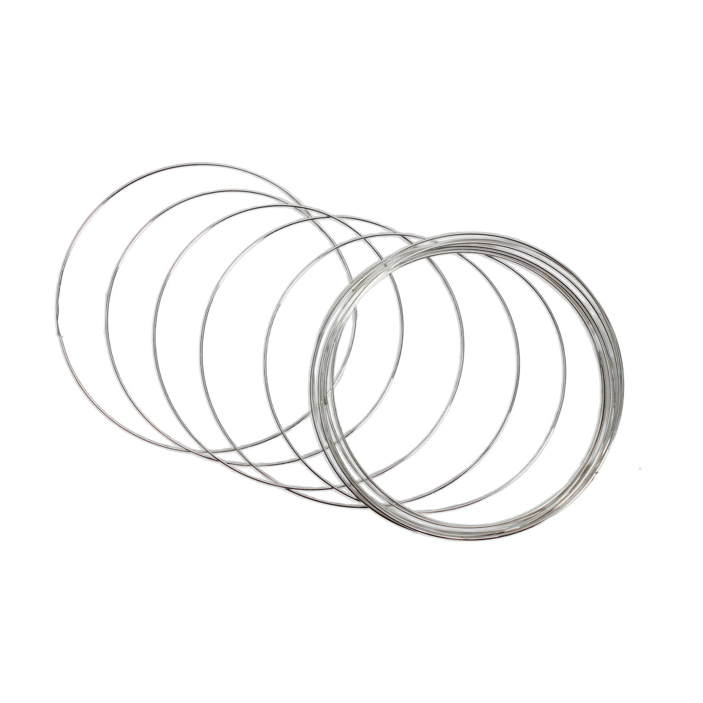 Jewellery Findings Memory Wire Silver 60mm 6gm