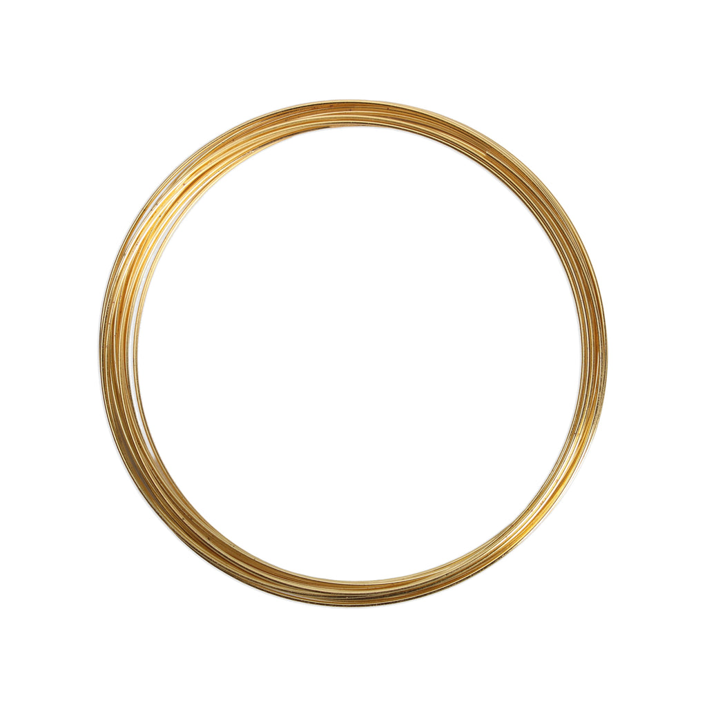 Jewellery Findings Memory Wire Gold 60mm 6gm