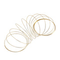 Jewellery Findings Memory Wire Gold 60mm 6gm
