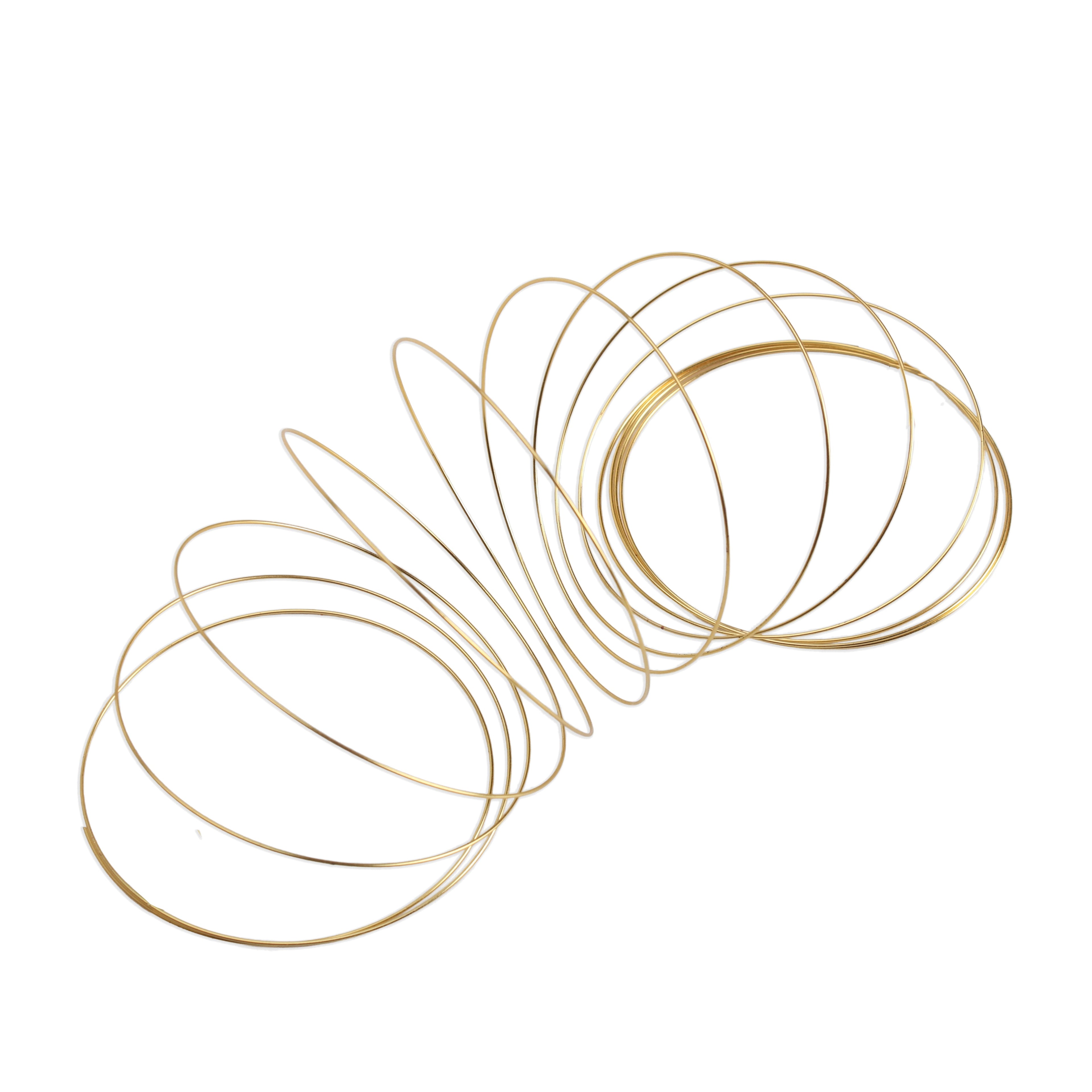 Jewellery Findings Memory Wire Gold 60mm 6gm