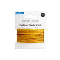 Deluxe Elastic Cord Gold 1mm 4 mtr