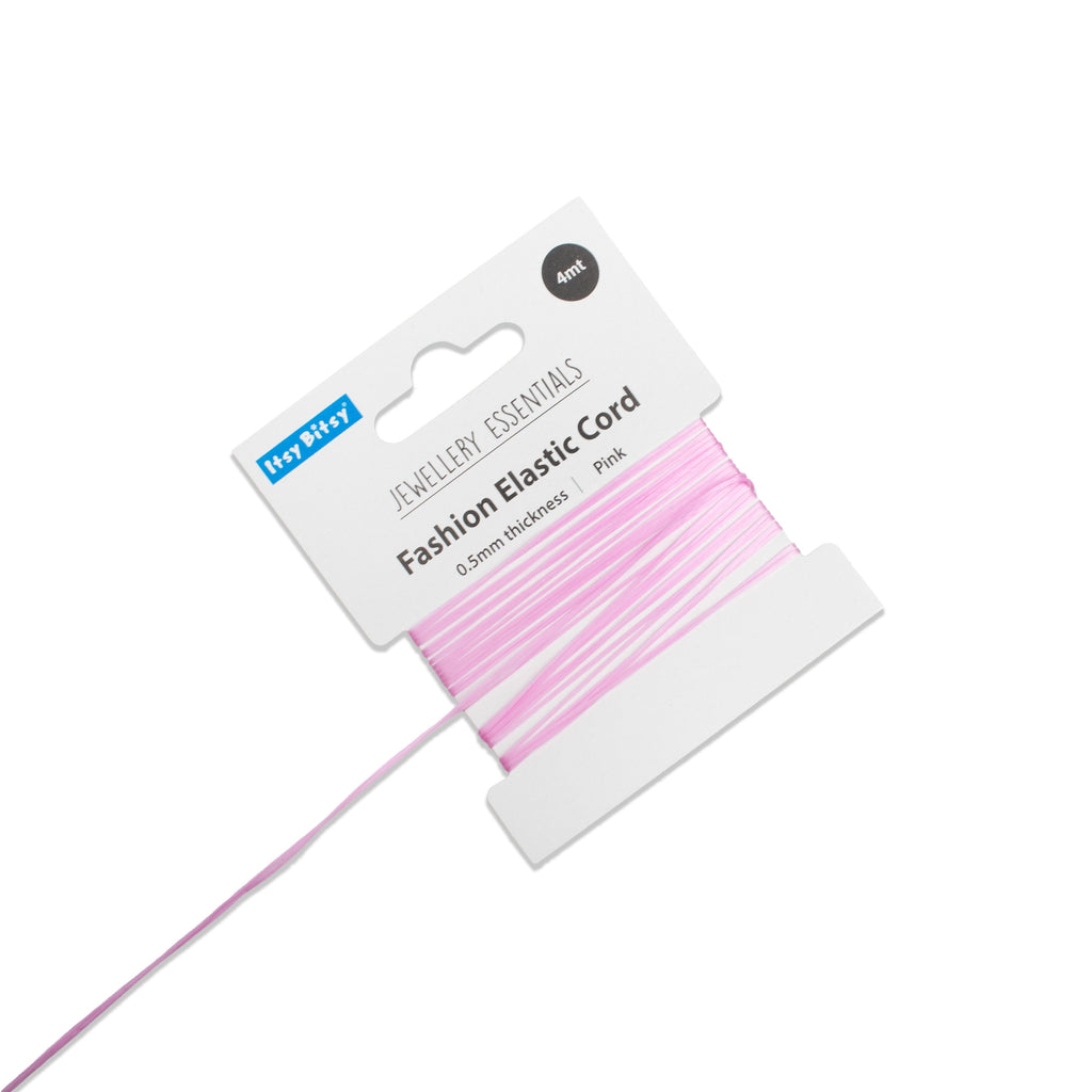 Elastic Cord Pink 0.5 mm 4mtr