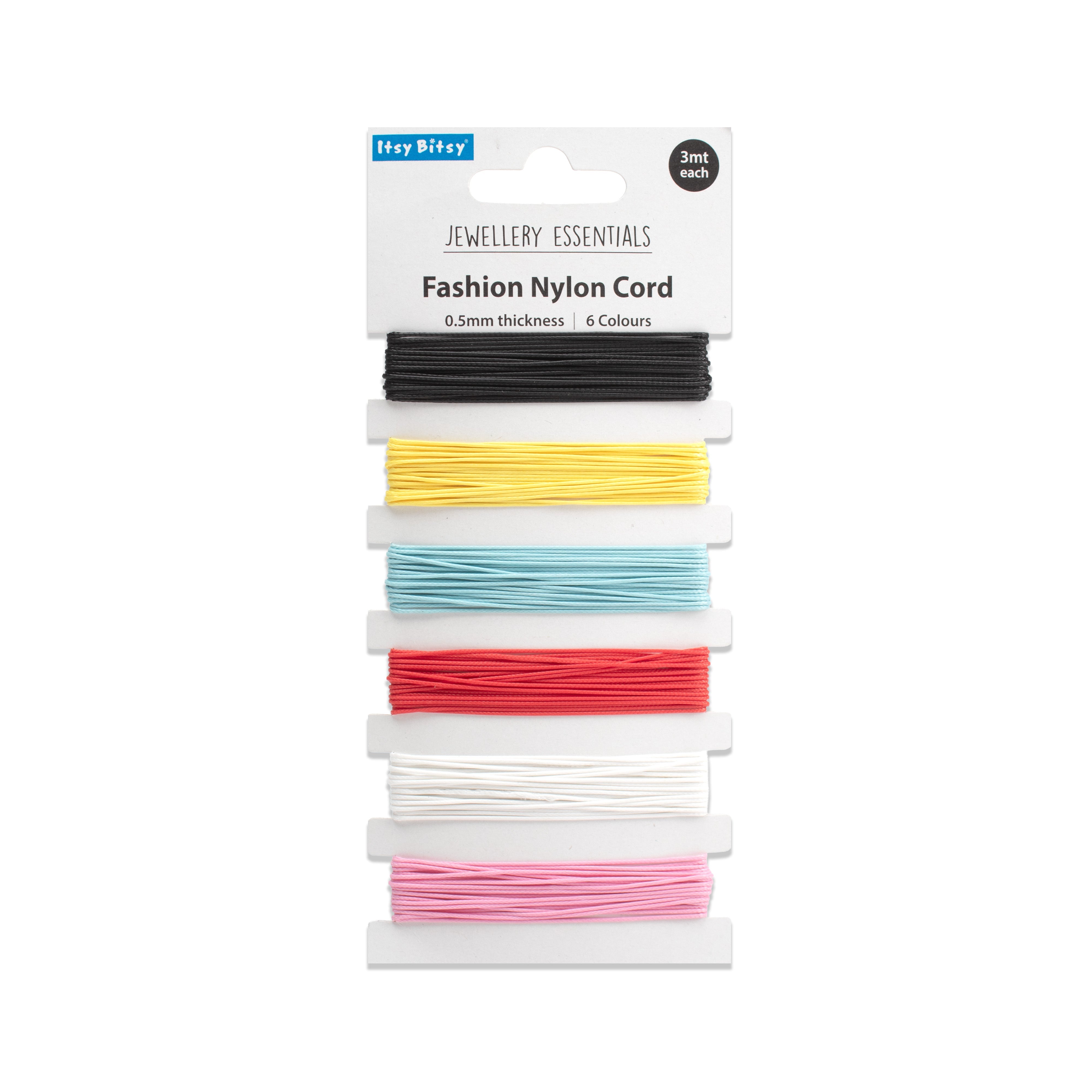 Nylon Cord Multicolor 0.5 mm 18 mtr
