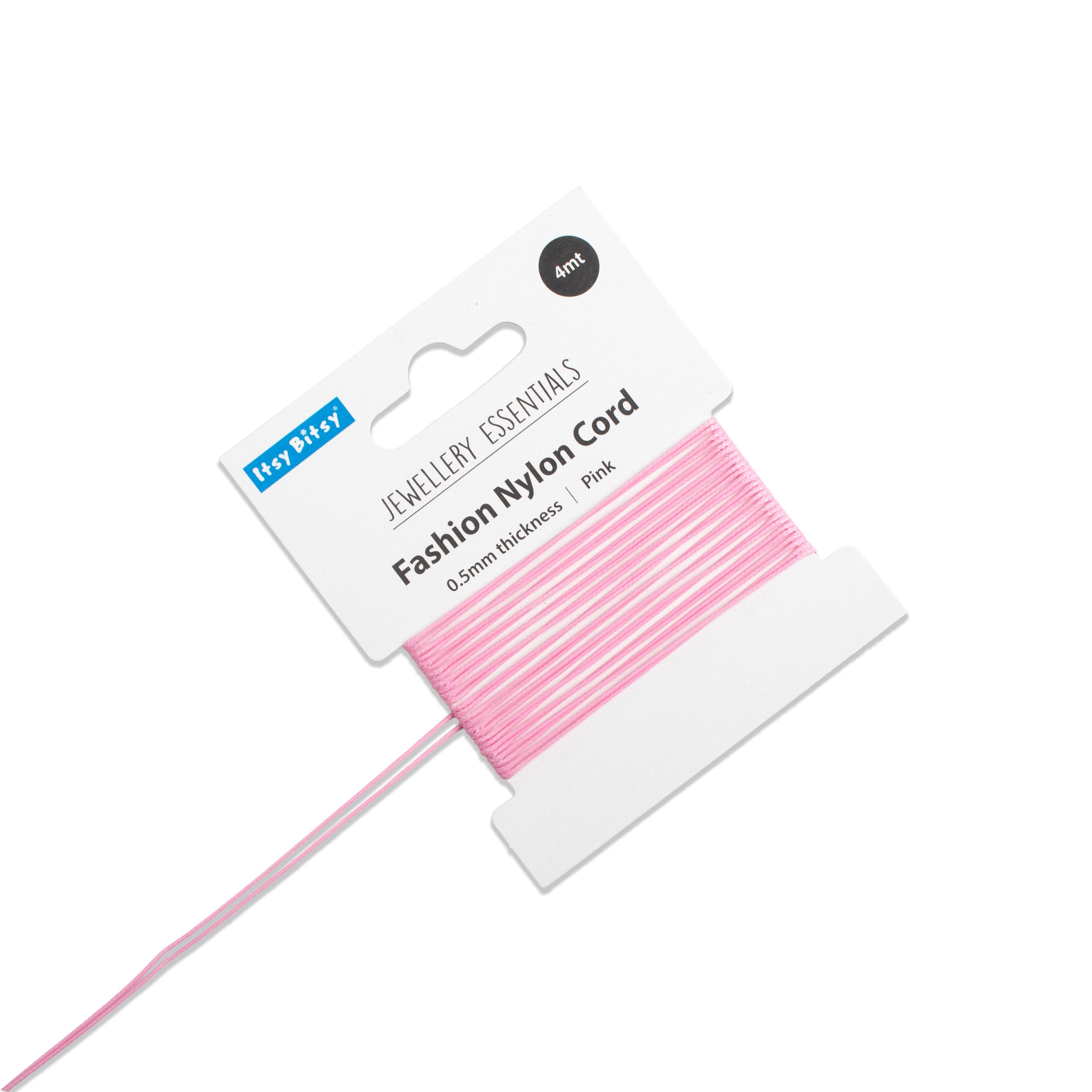 Nylon Cord Pink 0.5 mm 4 mtr