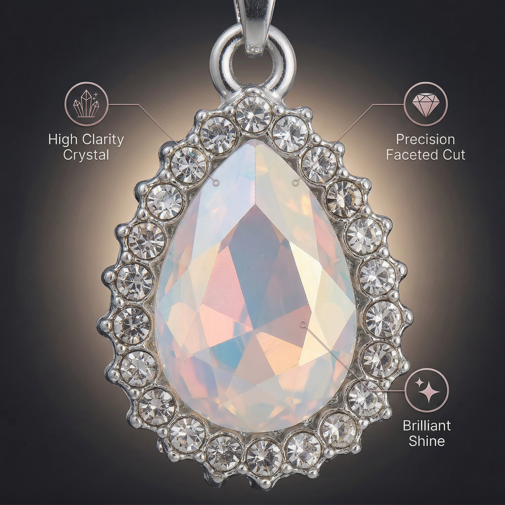 Crystal Pendant Drop Rainbow Pack of 2