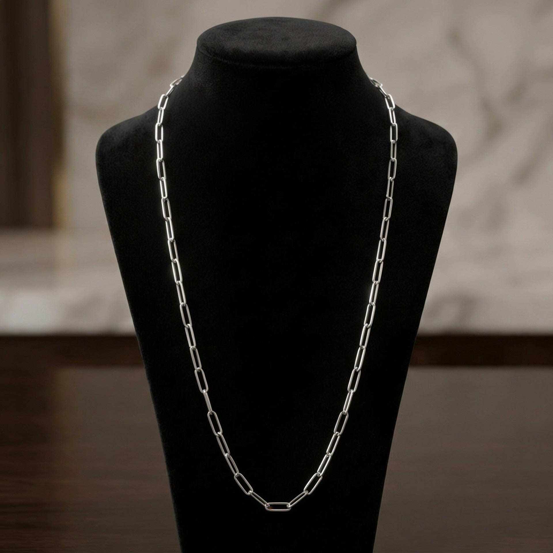 Ready-to-Wear Cable Chain Stainless Steel 60cm 1pc