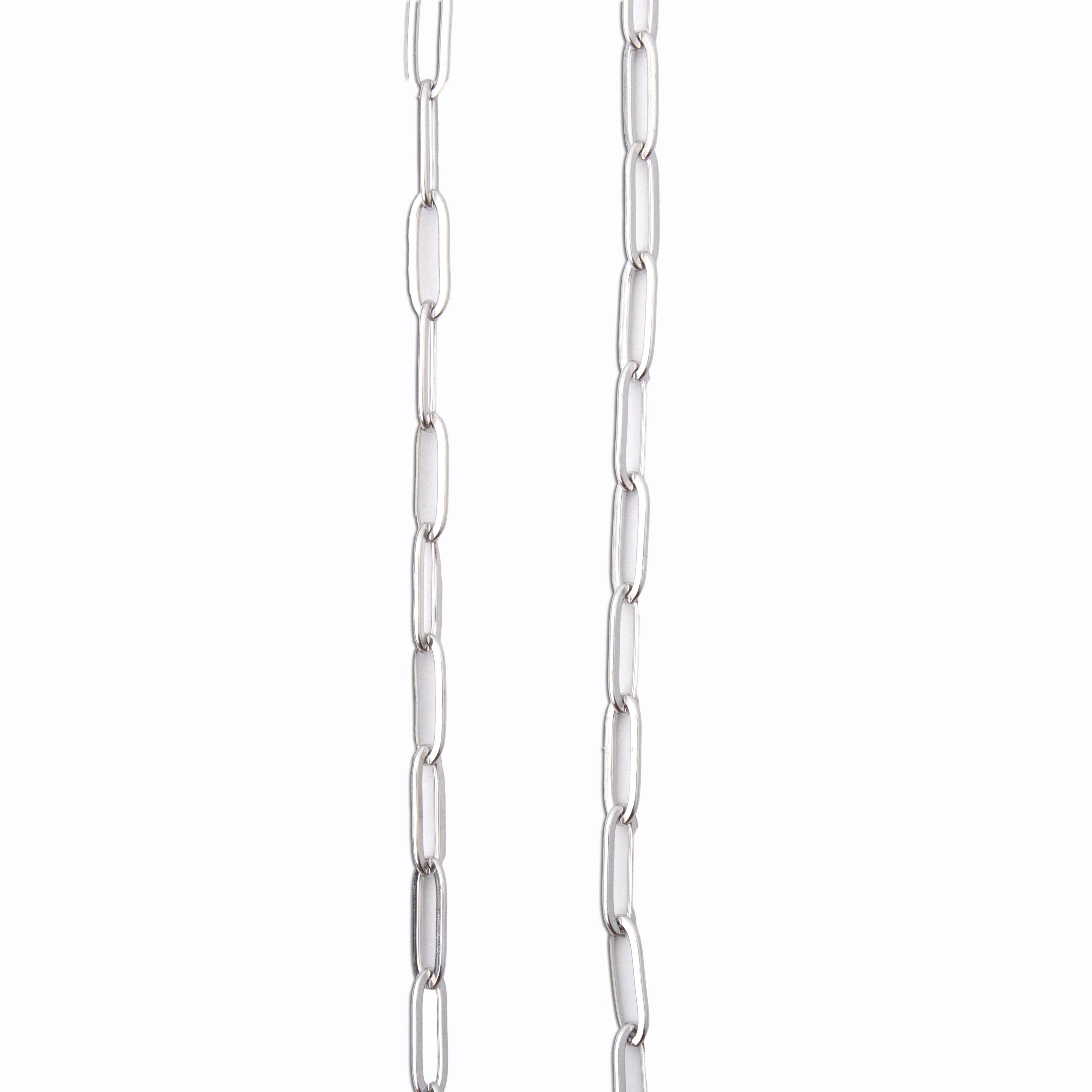 Ready-to-Wear Cable Chain Bracelet Stainless Steel 25cm 1pc