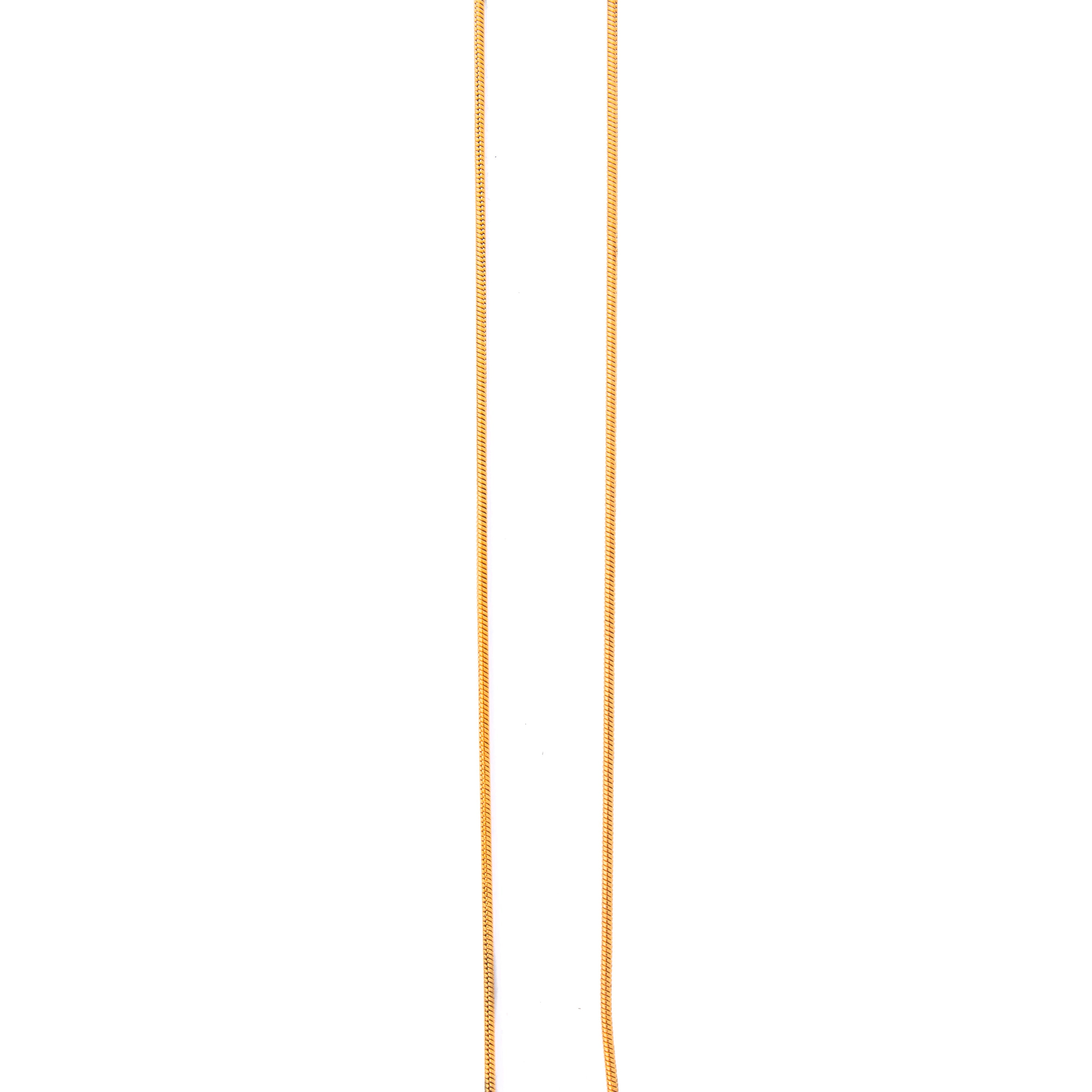 Ready-to-Wear Round Chain Golden 0.5mm 60cm 1pc
