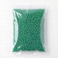 Glass Bead Round Jade Green 6.13 X 7.48mm 500grm