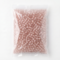 Glass Bead Round Soft Rose 500grm
