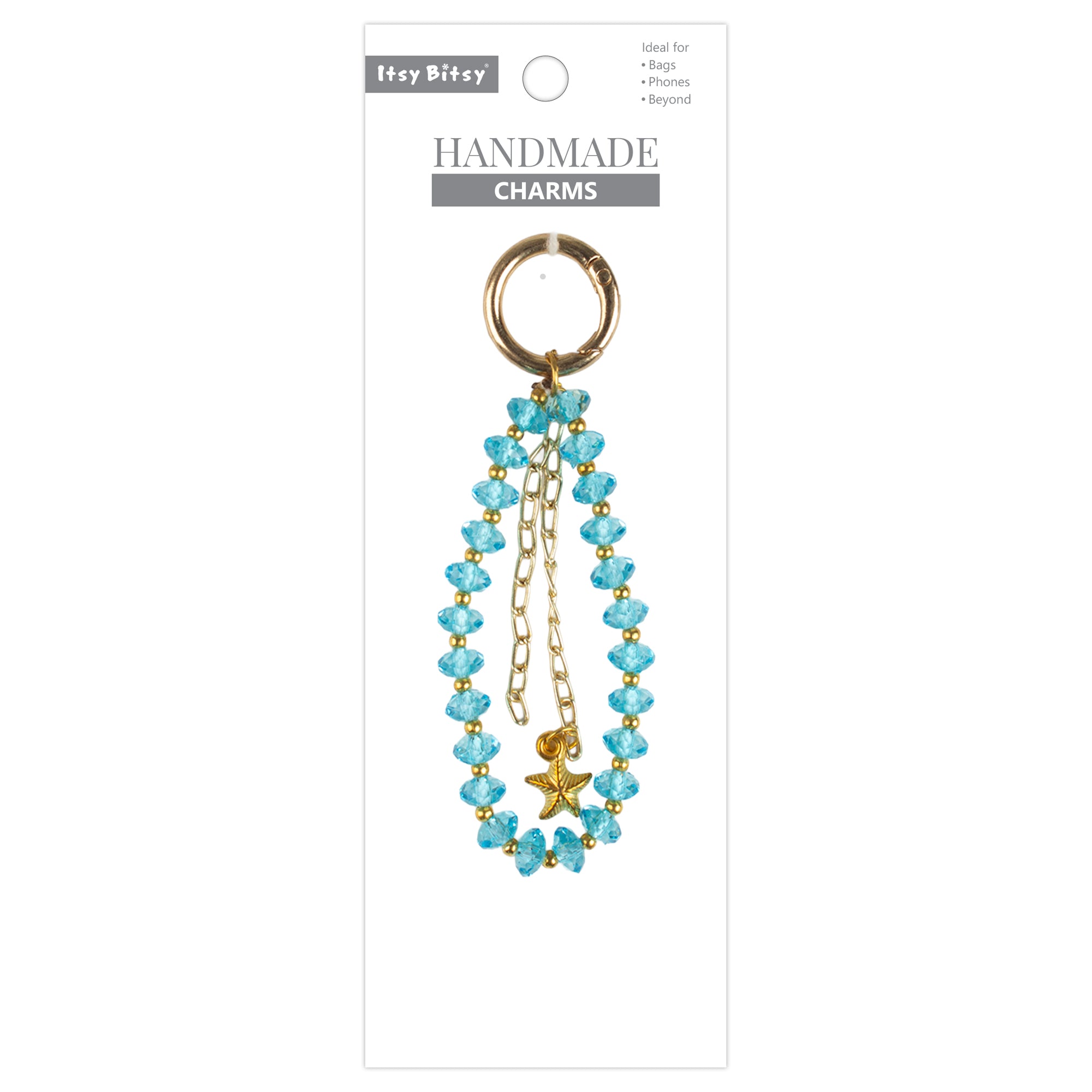 Handmade Bag Charm Twinkle Sky 1pc