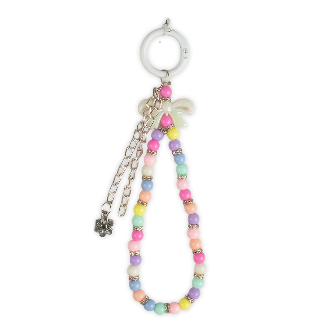 Handmade Bag Charm Blooming Bow 1pc