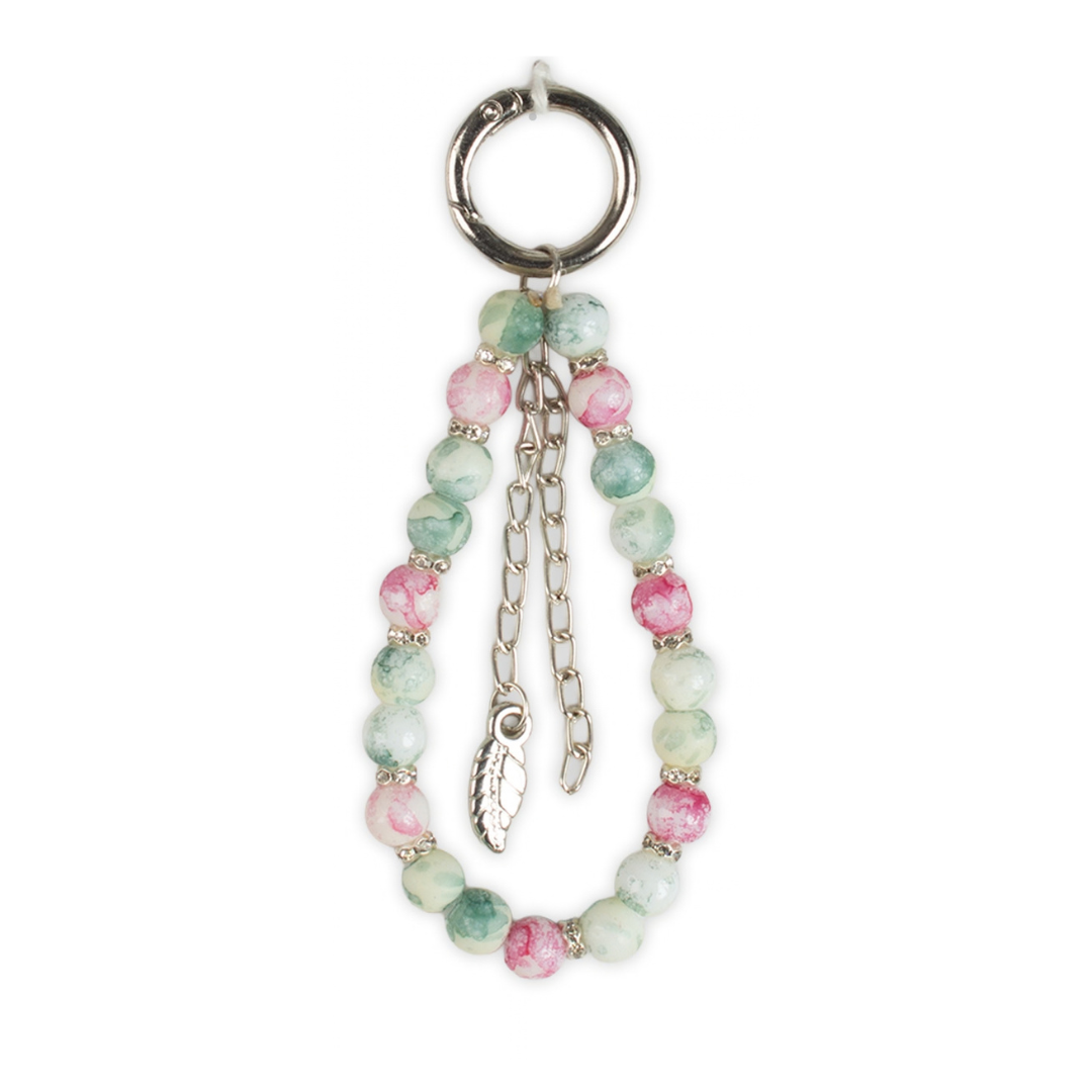 Handmade Bag Charm Spring Leaf 1pc