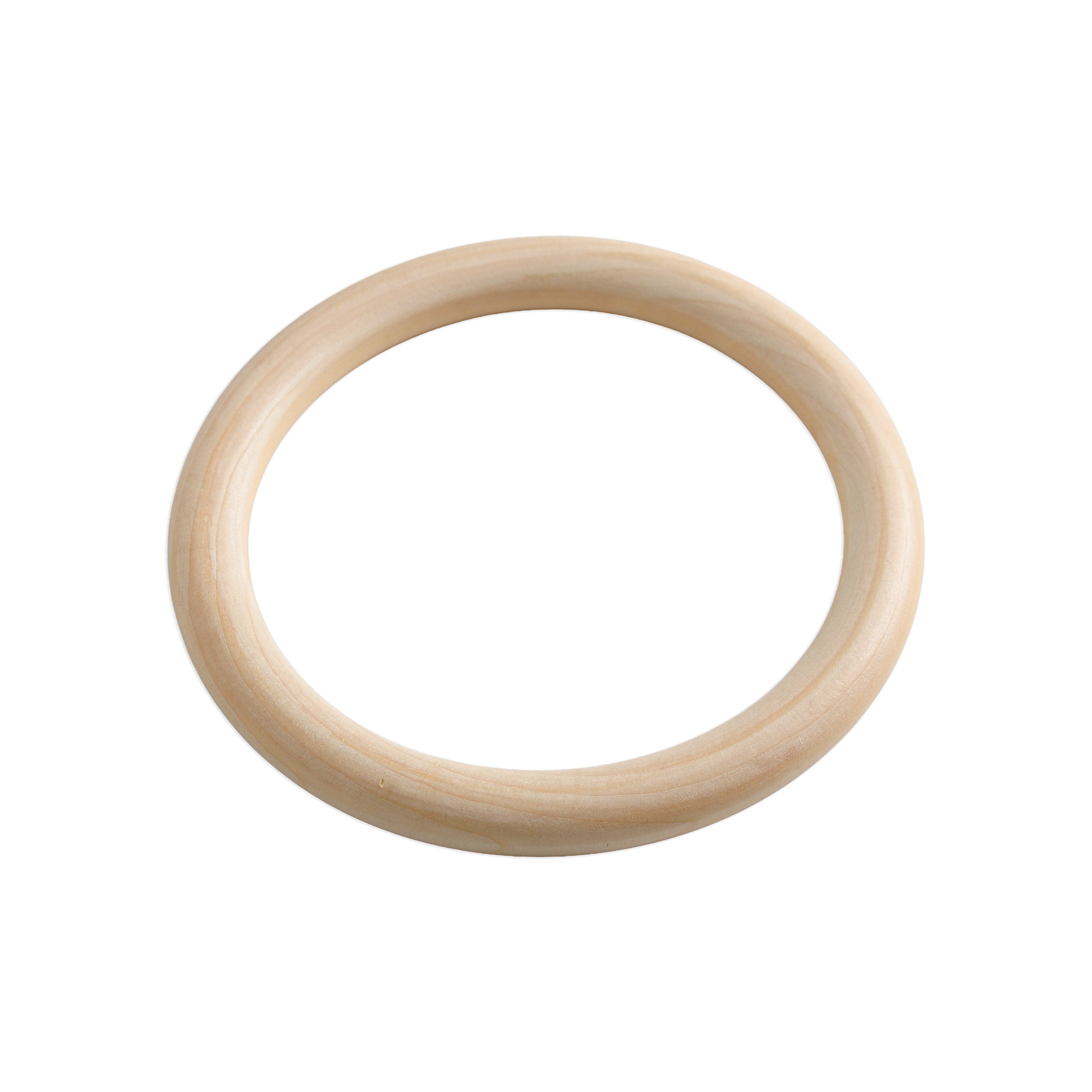 Wooden Ring 11cm Cream 1Pc