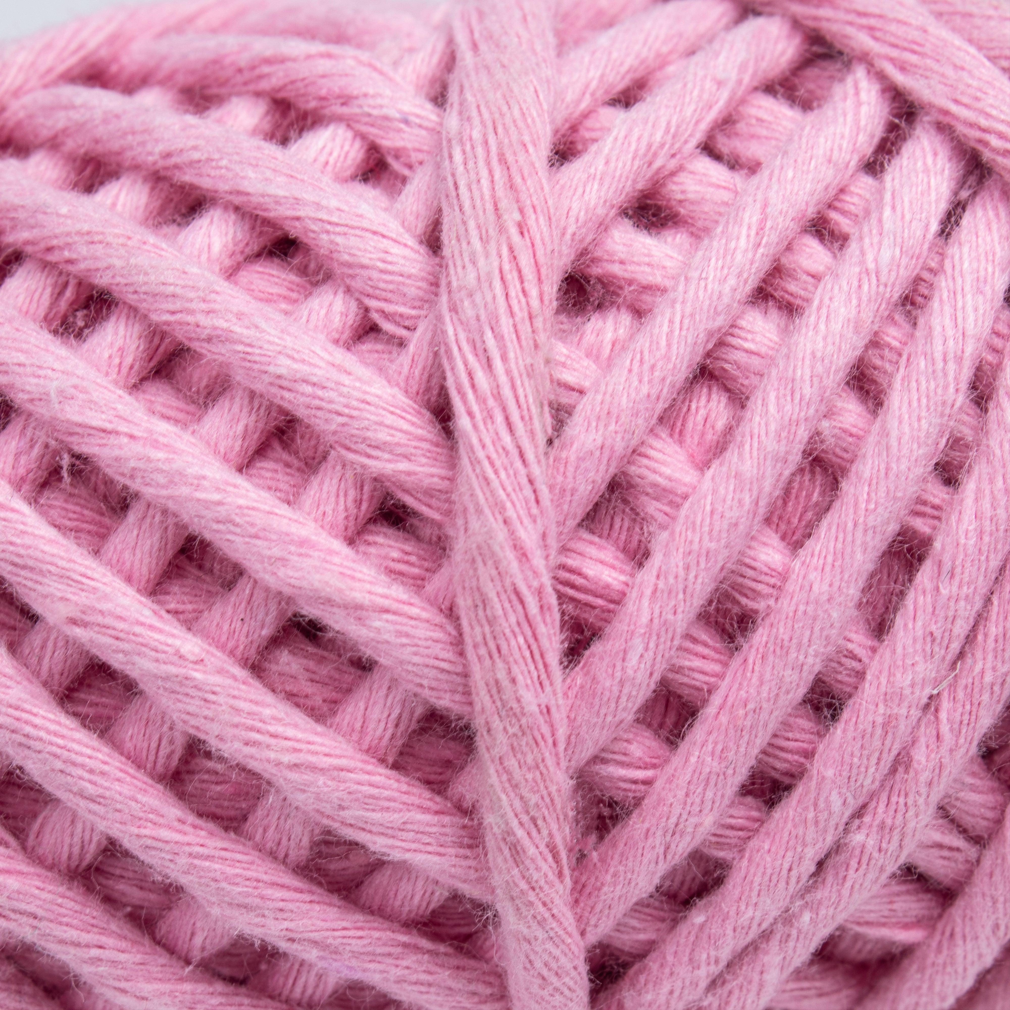 Cotton Single Strand Baby Pink 3mm 25Mtr Roll