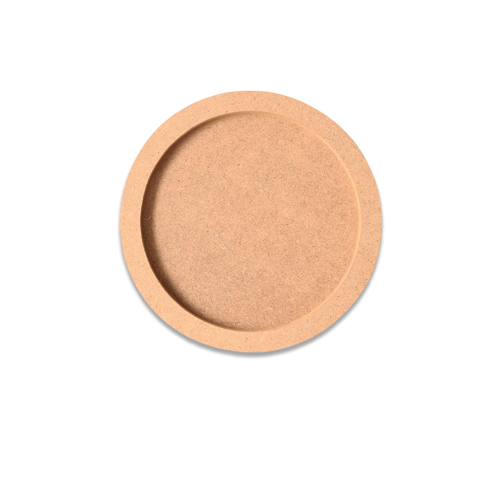 MDF Fillable Blank Round | 6inch Dia | 1pc
