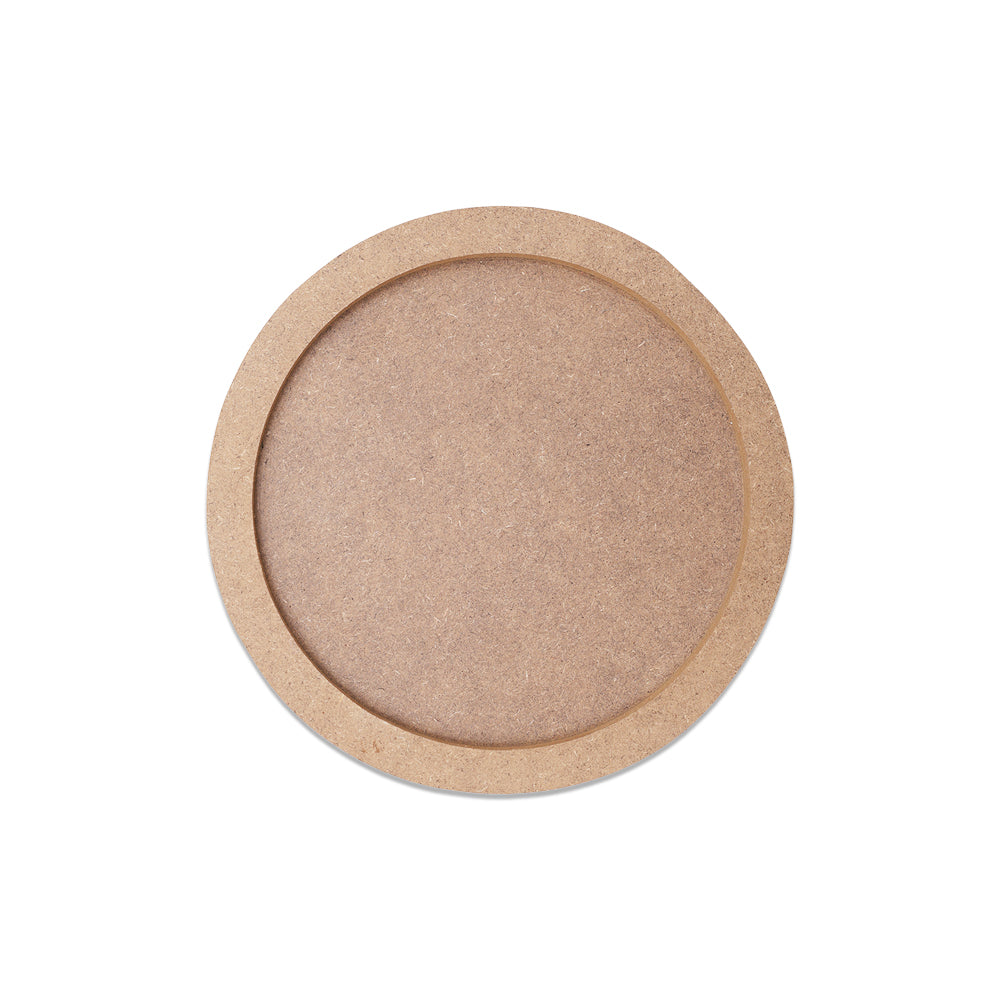 MDF Fillable Blank Round | 8inch Dia | 1pc