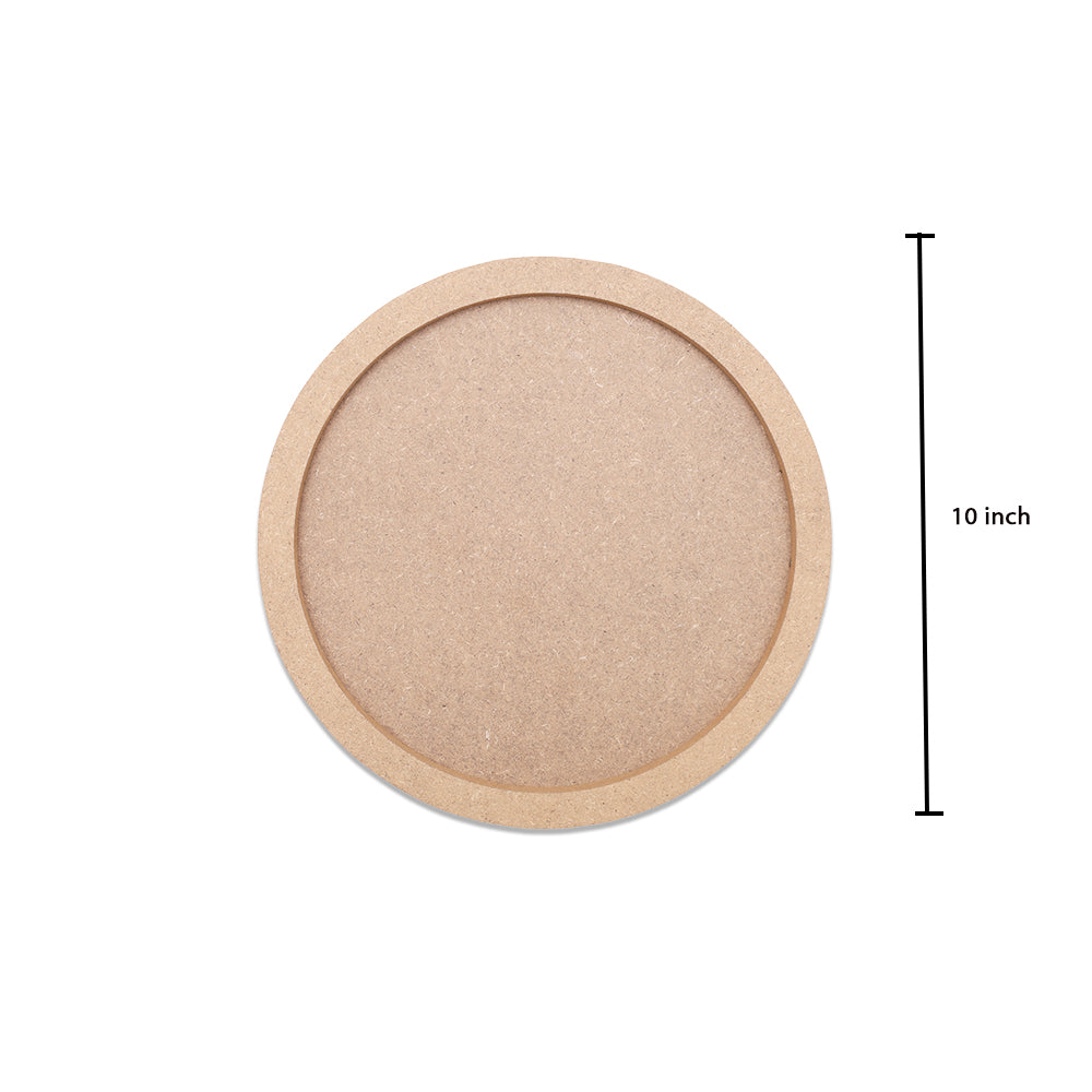 MDF Fillable Blank Round | 10inch Dia | 1pc