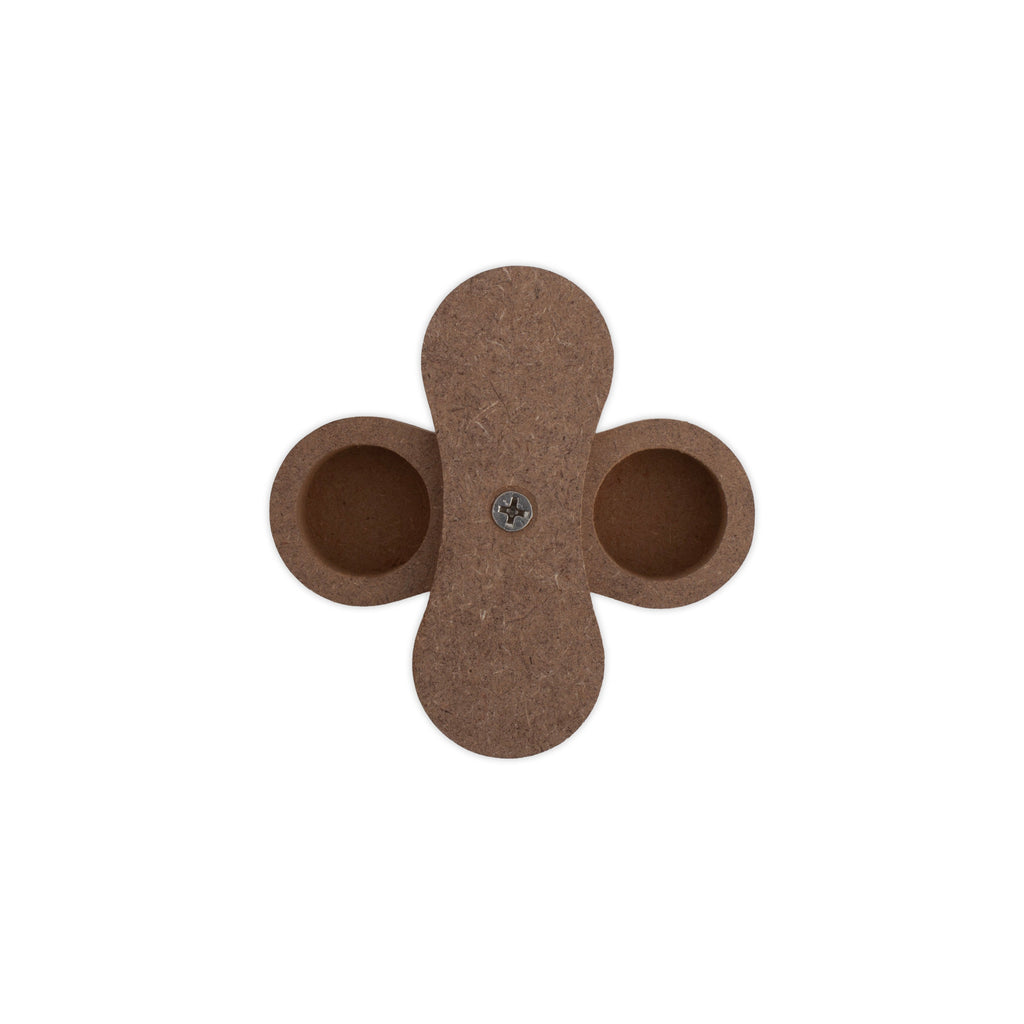 MDF Haldi Kumkum Container with Sliding Lid - Infinity 8 X 3.5 X 2.3cm 1 pc