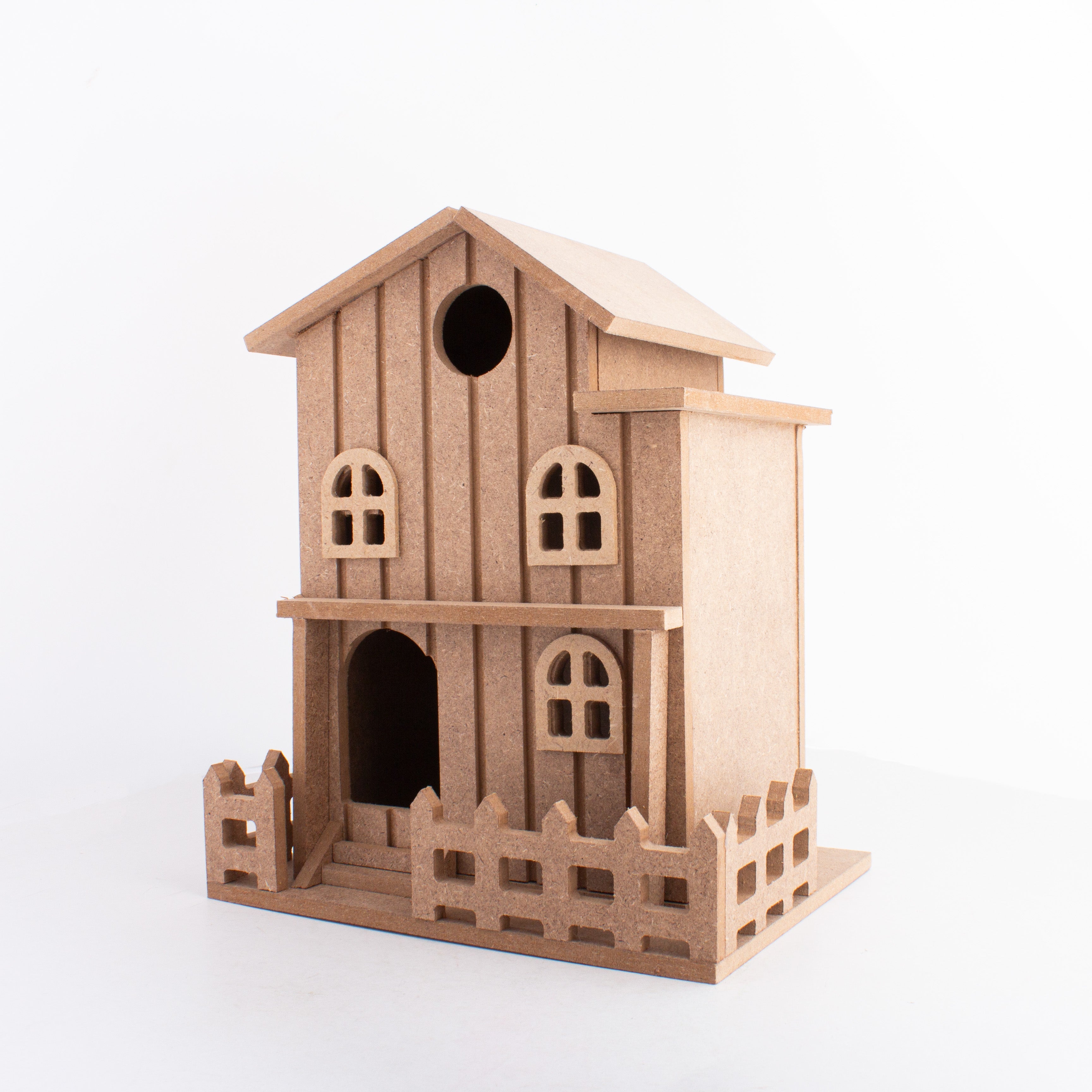 MDF 2 Storey Cottage 9 X 7inch 5.5mm Thick