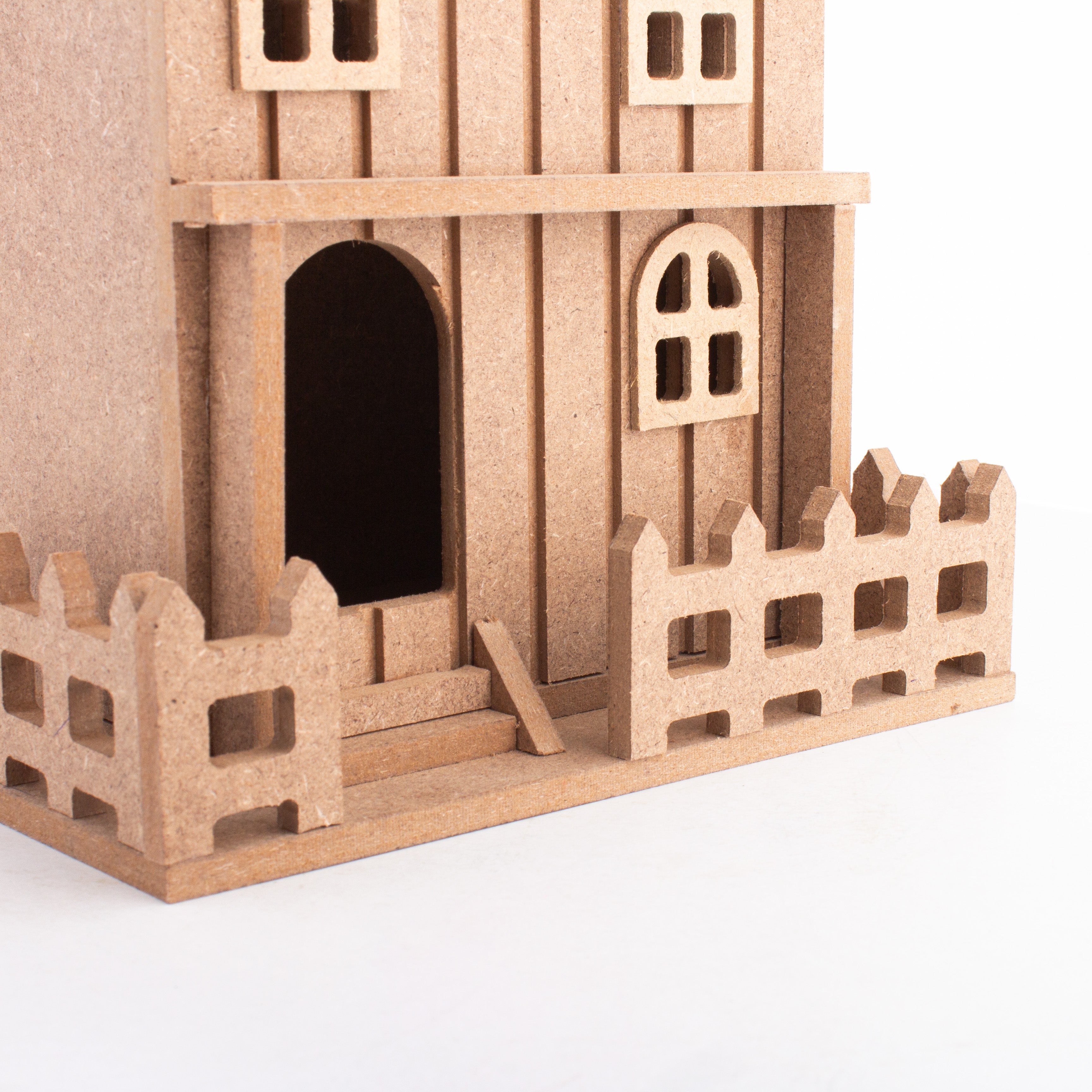 MDF 2 Storey Cottage 9 X 7inch 5.5mm Thick