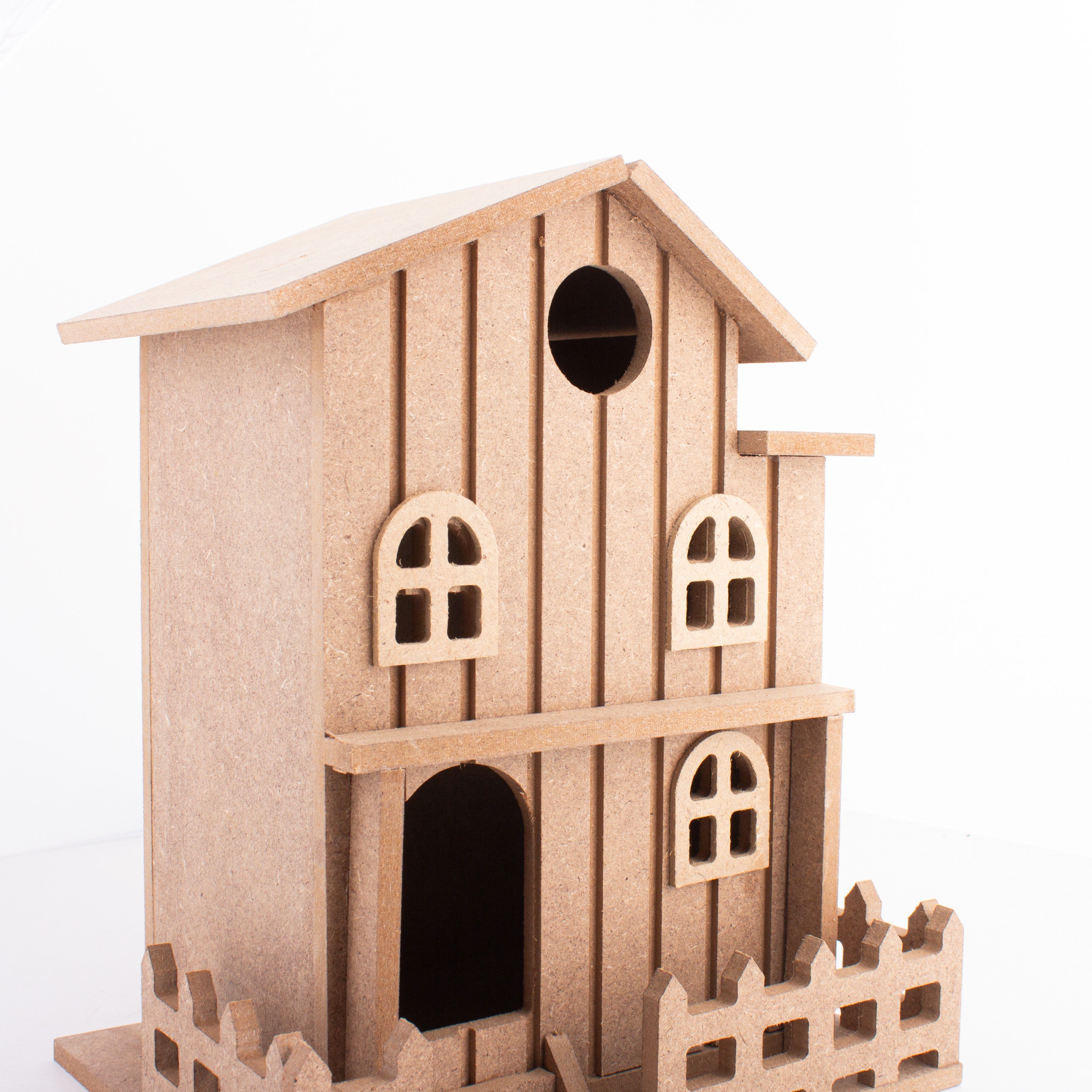 MDF 2 Storey Cottage 9 X 7inch 5.5mm Thick