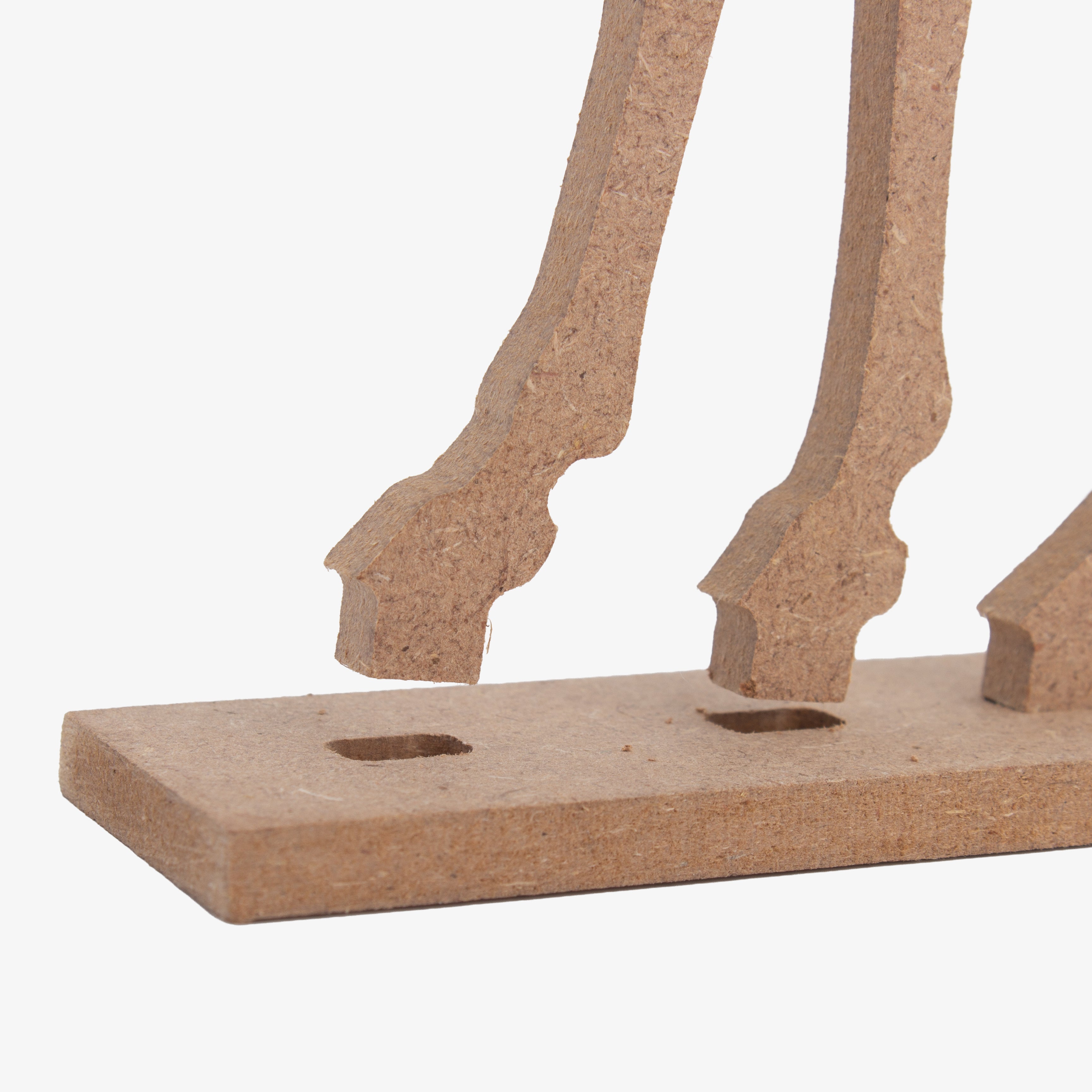 MDF Table Decor with Base Giraffe W4.25 x H8.25inch Base 4.25 x 1.25 inch Dia 5.5mm Thick 1 pc