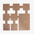 MDF Clock Base Geometrical Jigsaw 12 X12inch 5.5mm Thick 1 pc