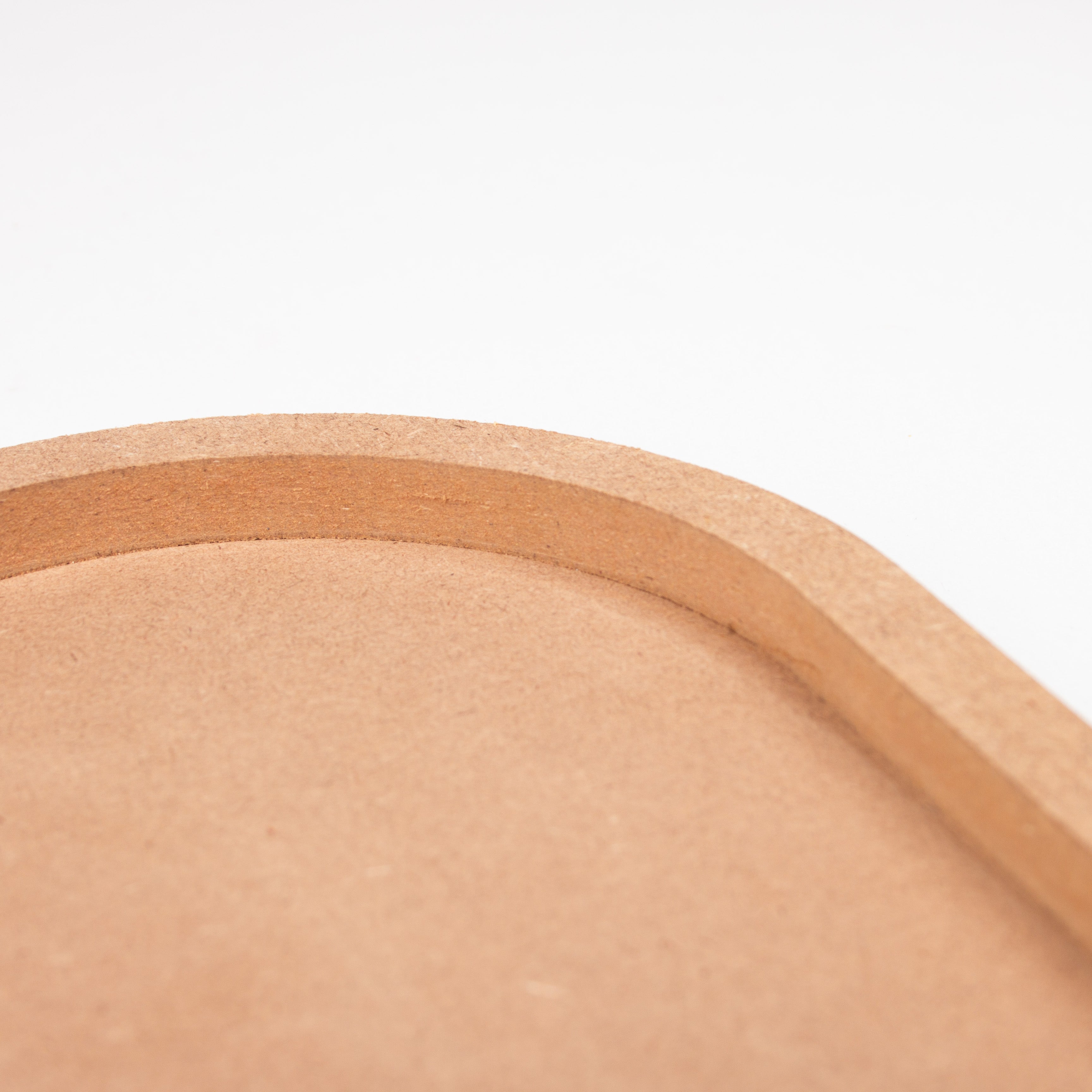 MDF Fillable Tray Oval / Oblong 8 x4inch 5.5mm Base + 11mm Depth 1 pc