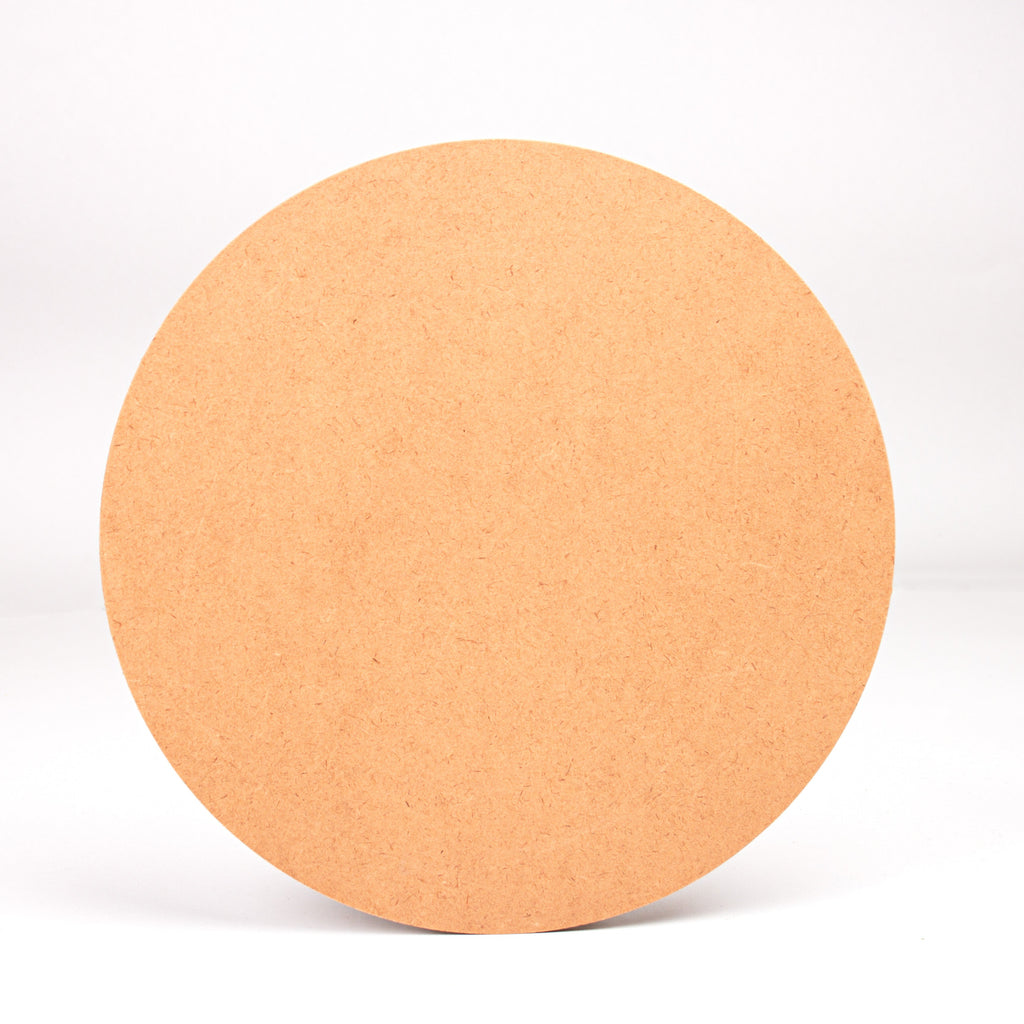 MDF Round 10inch Dia 2mm Thick 2pc
