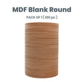 2mm MDF Blank round 6 Inch 100pc