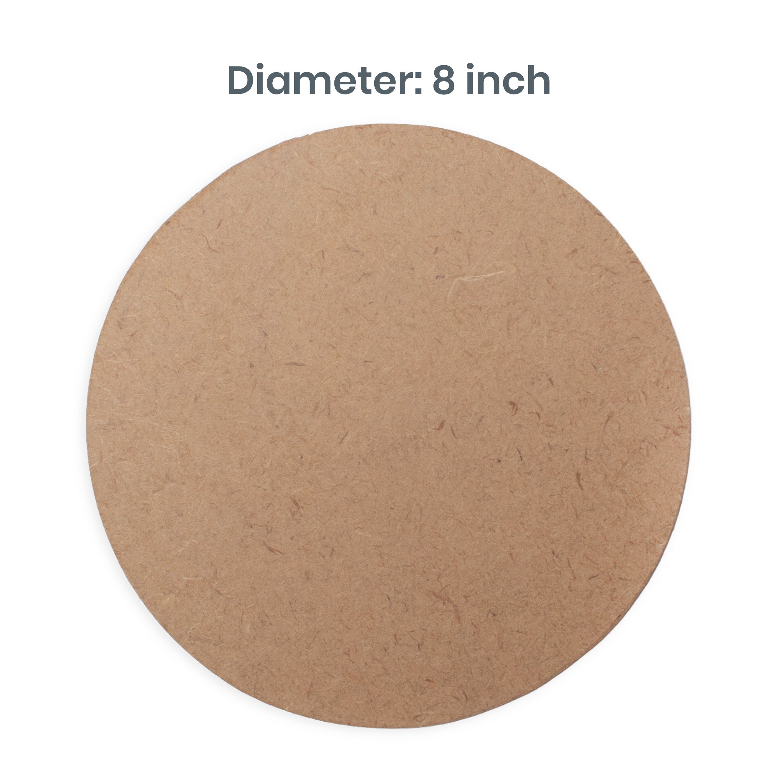 2mm MDF Blank round 8 Inch 100pc
