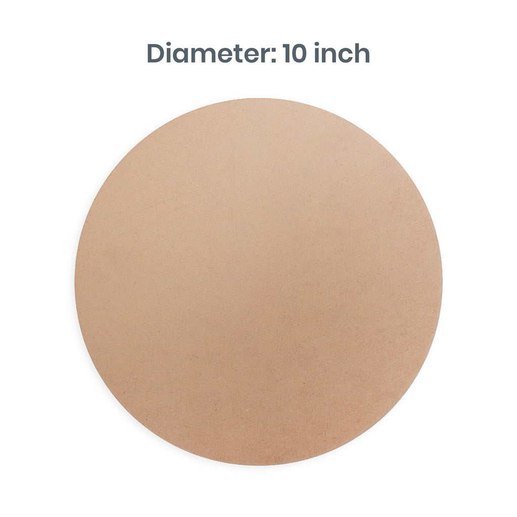 2mm MDF Blank round 10 Inch 50pc
