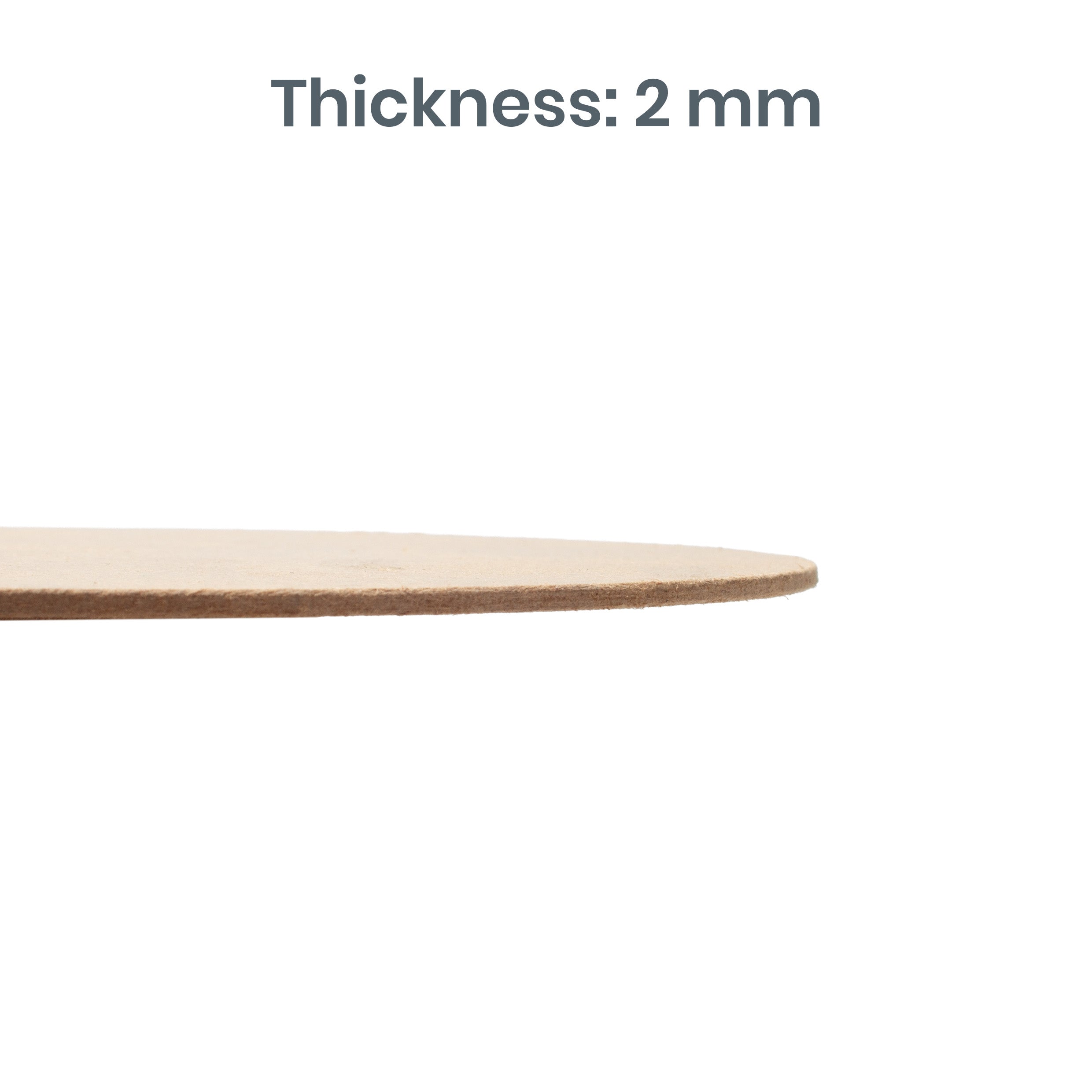 2mm MDF Blank round 12 Inch 50pc