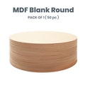 2mm MDF Blank round 12 Inch 50pc