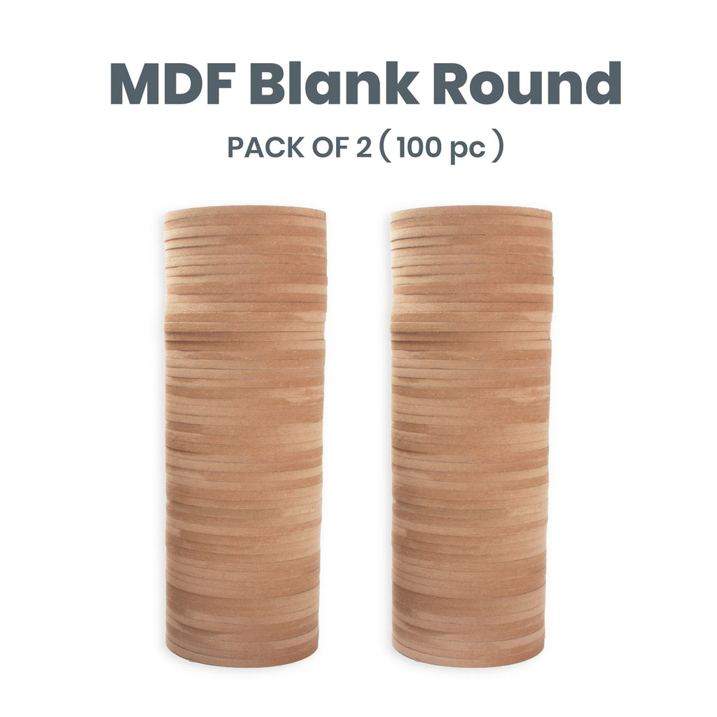 5.5mm MDF Coaster round 4 Inch 100pc