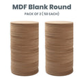 5.5mm MDF Blank round 6 Inch 100pc