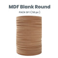 5.5mm MDF Blank round 8 Inch 50pc
