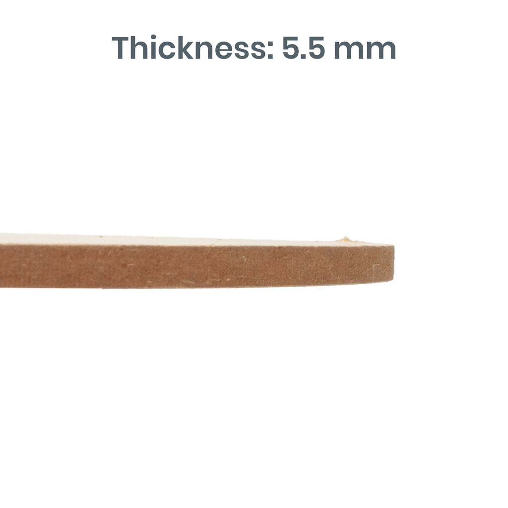 5.5mm MDF Blank round 14 Inch 12pc