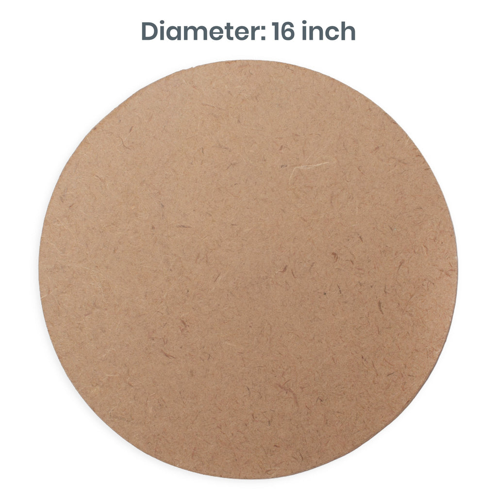 5.5mm MDF Blank round 16 Inch 12pc