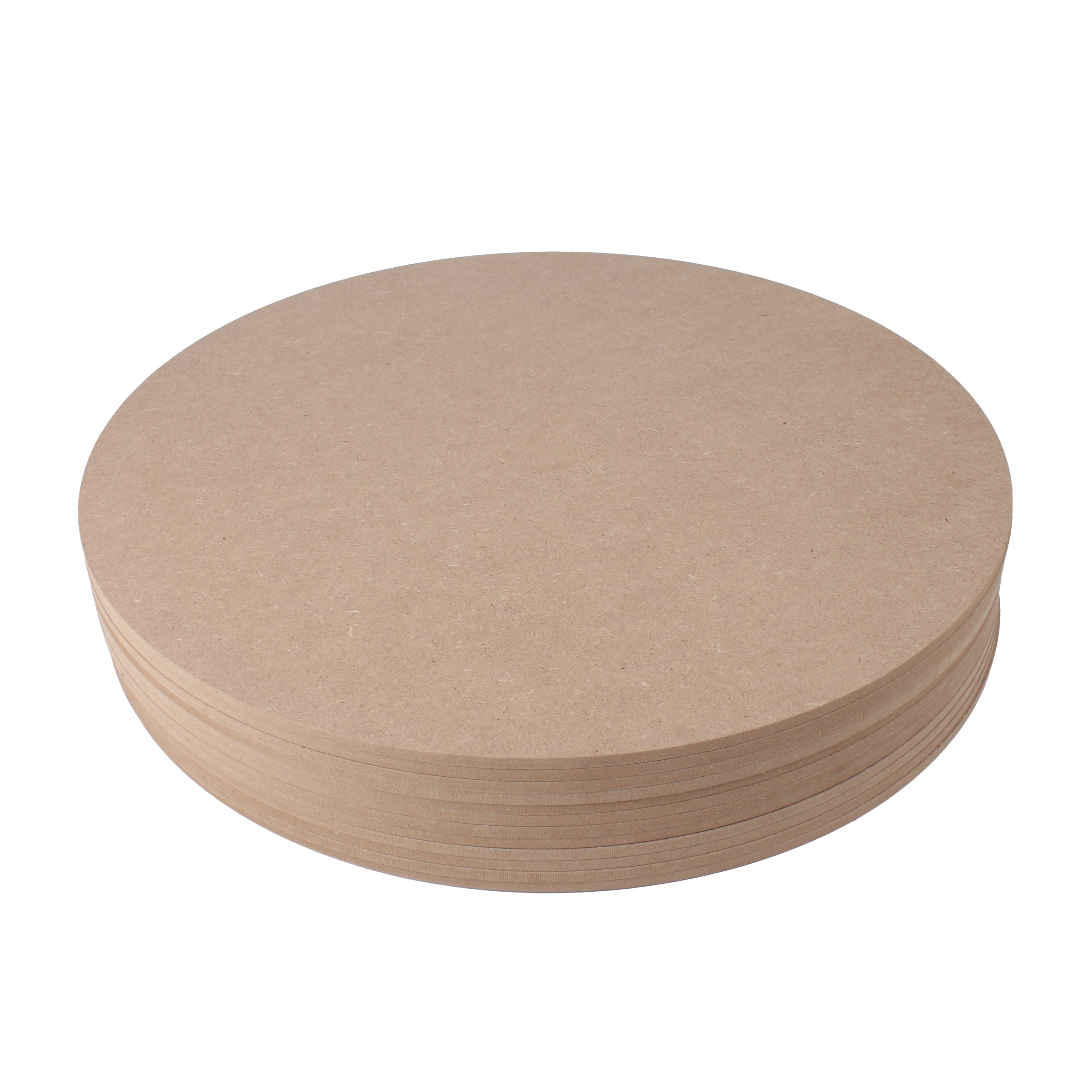 5.5mm MDF Blank round 16 Inch 12pc