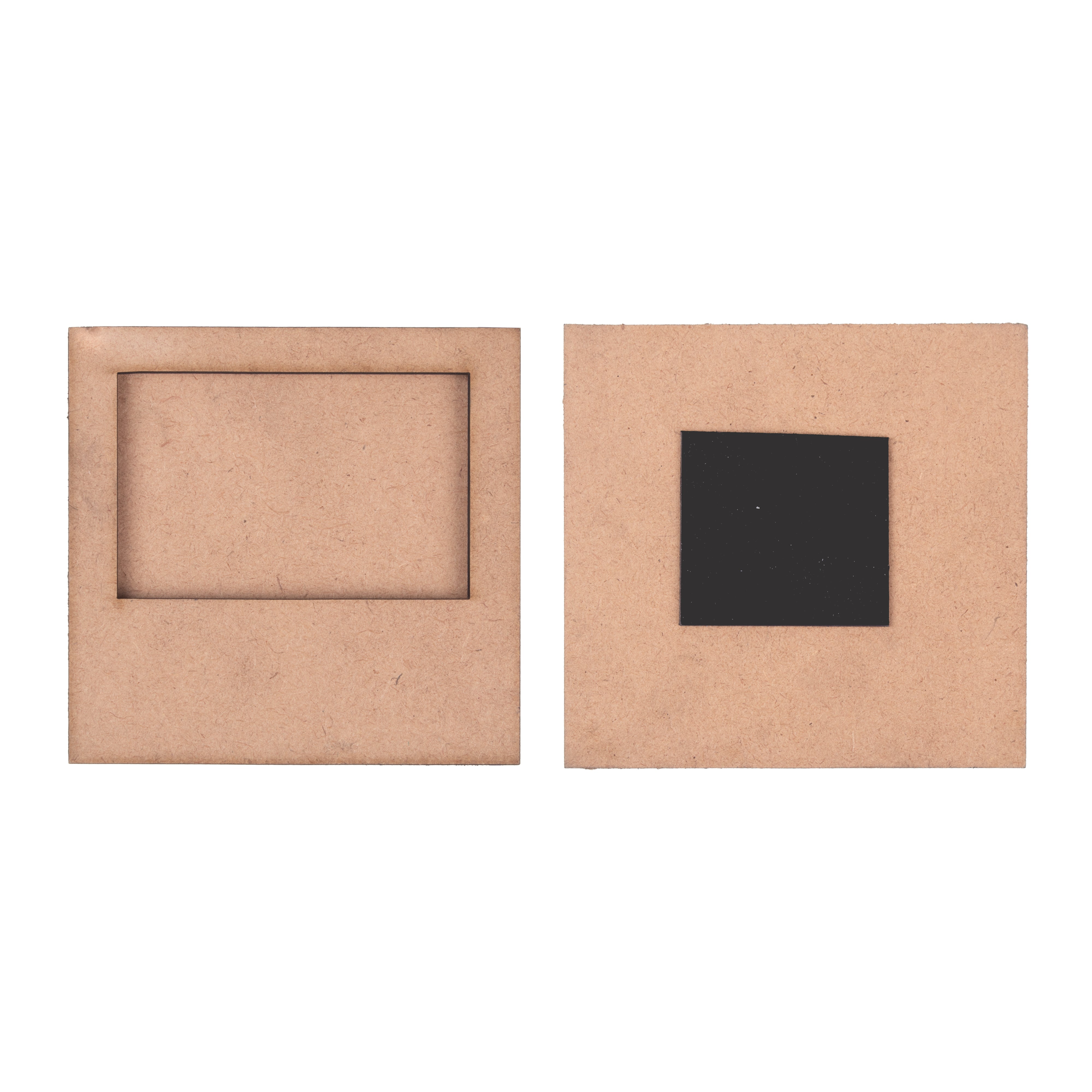 MDF Photo Frame With Magnet Rectangle 3.6 X 3.4inch 1pc