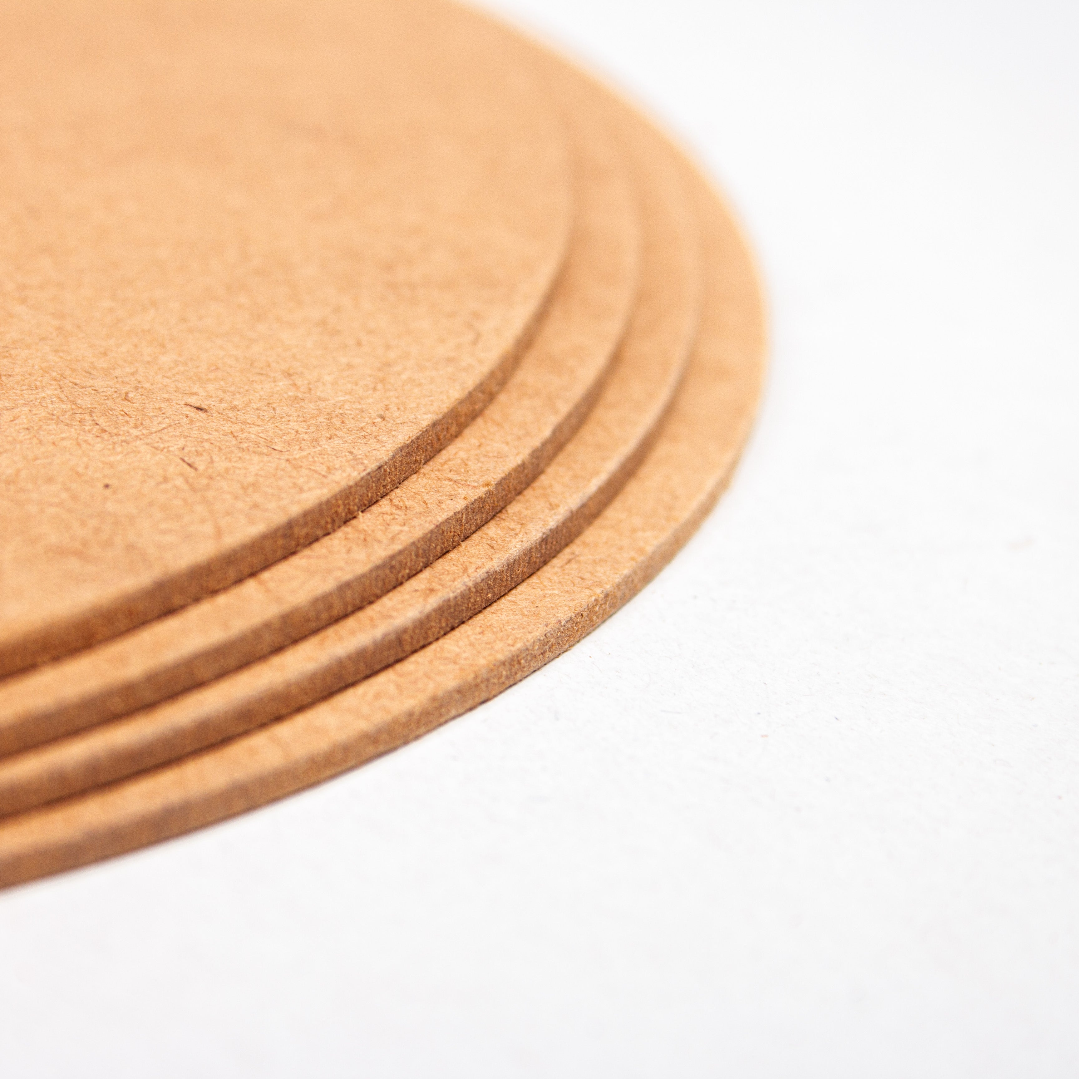 MDF Round 6inch Dia 2mm Thick 4pc