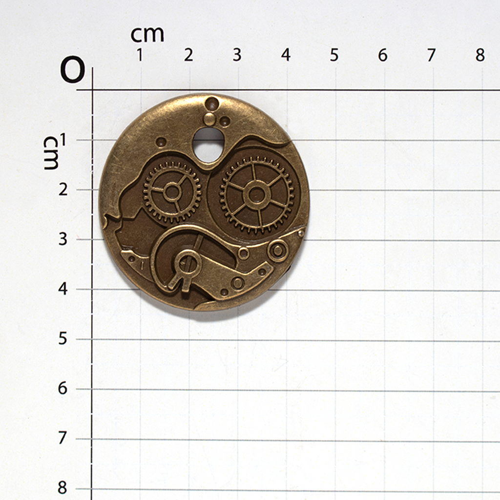 Metal Charms Cog Connection 1Pc Pbci Ib