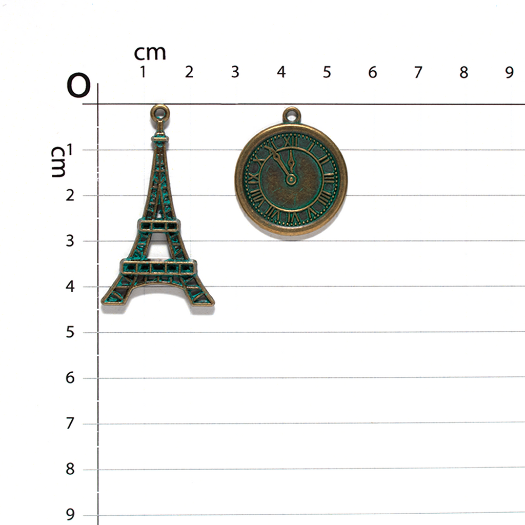 Metal Charms Vintage Essence 2Pcs Pbci Ib