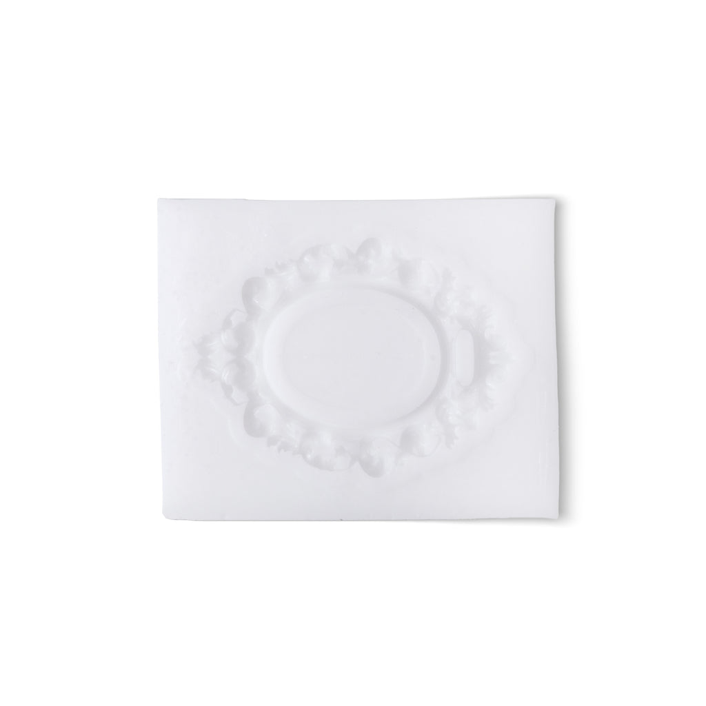 Silicone Mould Antique Frame 5cm X 4cm 9mm Thickness