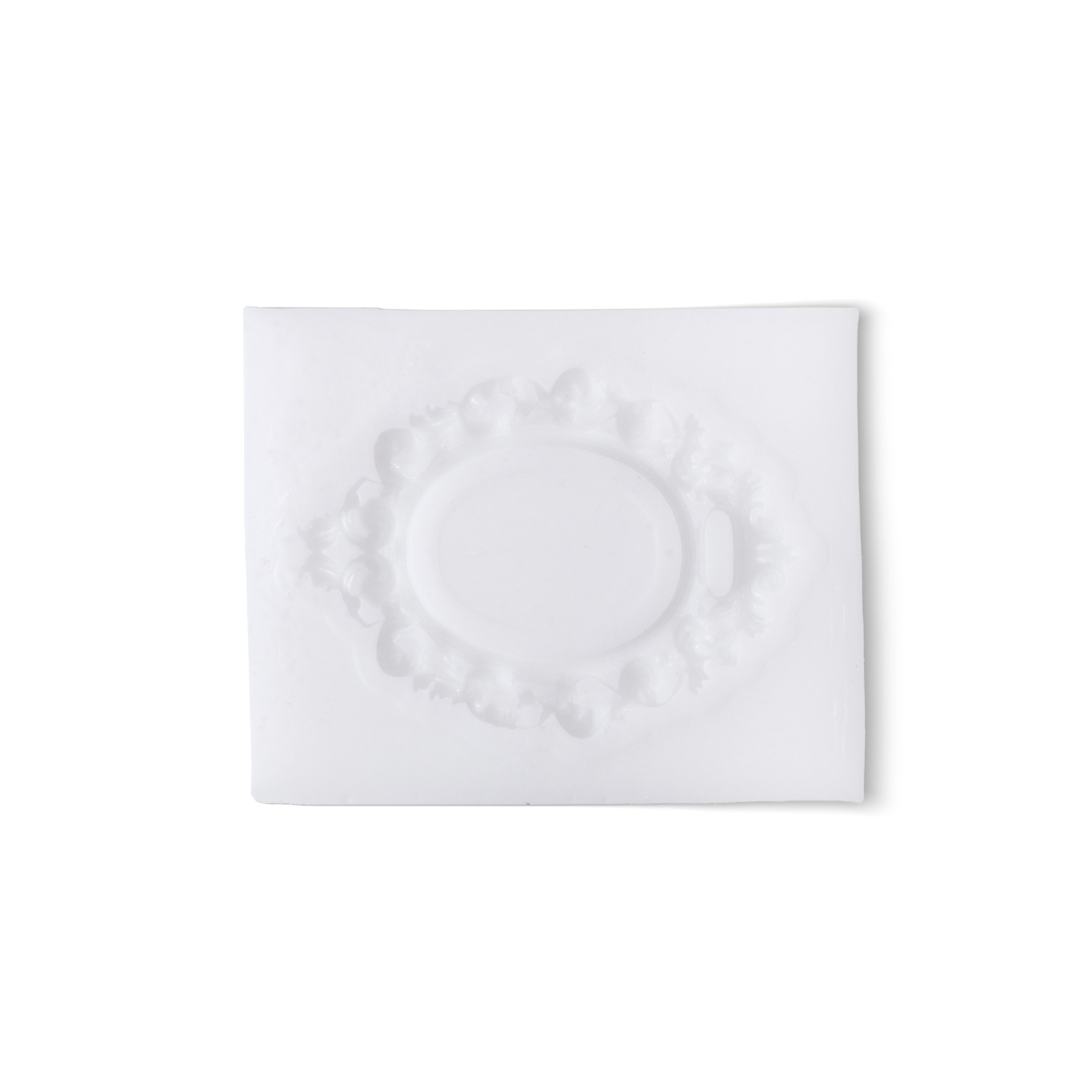 Silicone Mould Antique Frame 5cm X 4cm 9mm Thickness