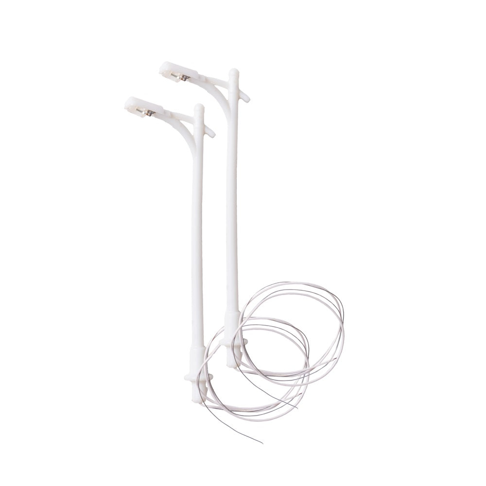 Miniature LED Street Light Single Side 3V H65mm 2pc