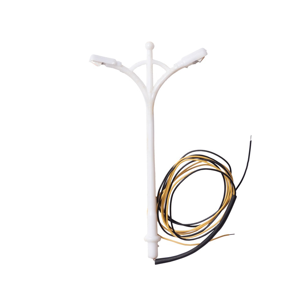 Miniature LED Street Light Double Side 3V H65mm 1pc