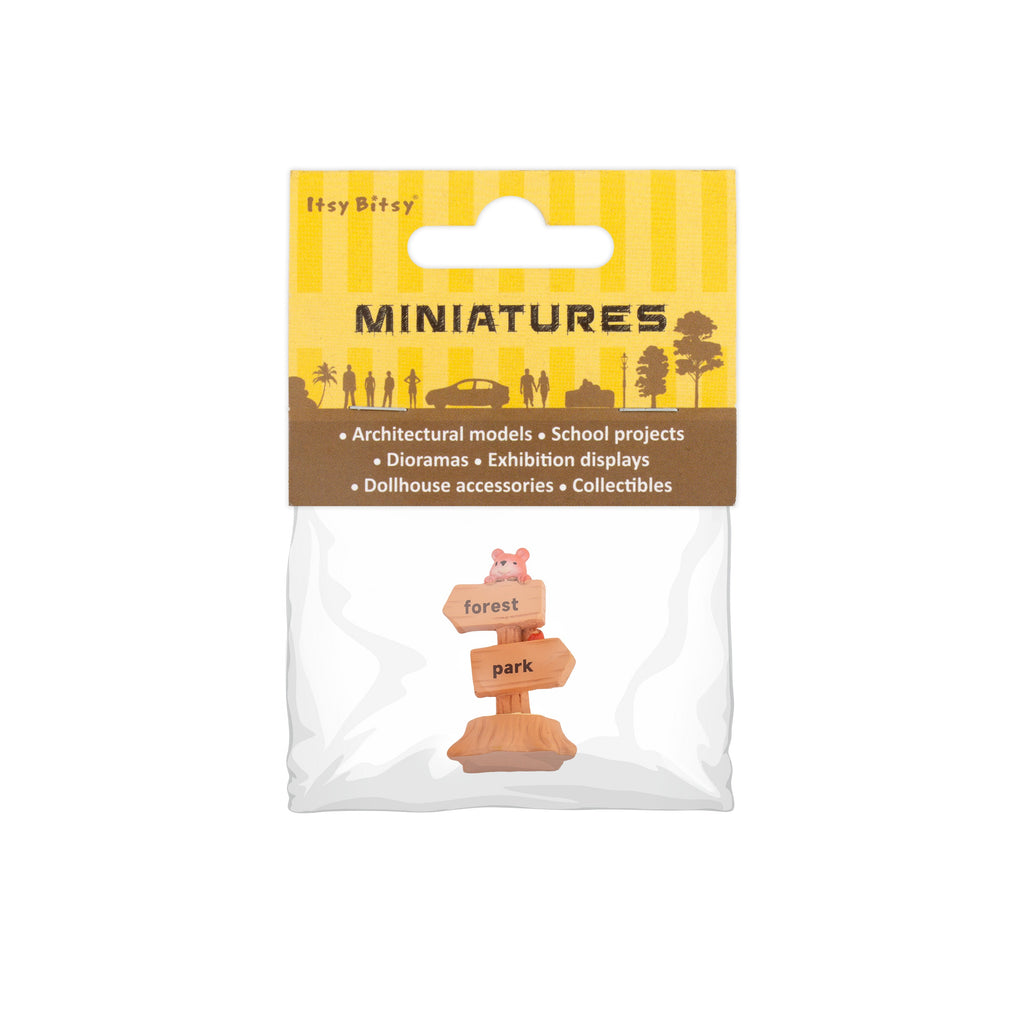 Miniature Forest Sign Board 1pc